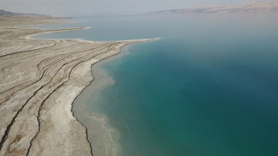 البحر الميت يبلغ أدنى مستوى في التاريخ الجمعية الجغرافية الأردنية